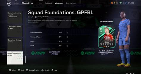 FC 24 GPFBL Squad Foundations Objective Guide .